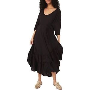 Free People | Dresses | Free People Will Wait For You Boho Floral  Embroidered Midi Dress | Poshmark
